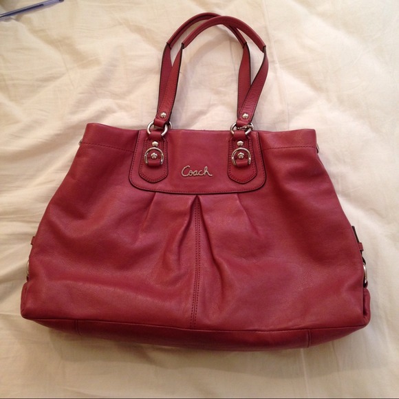 Coach ginger beet ashley carryall