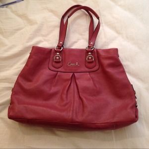 Coach ginger beet ashley carryall