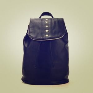 Deena & Ozzy stud stripe backpack