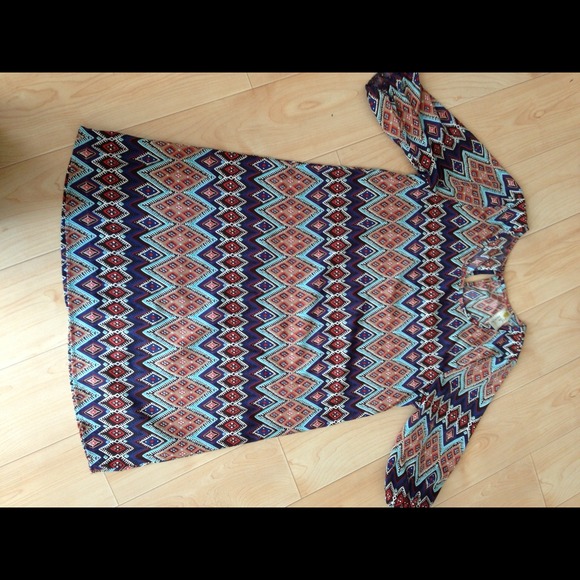 Aztec print dress/tunic