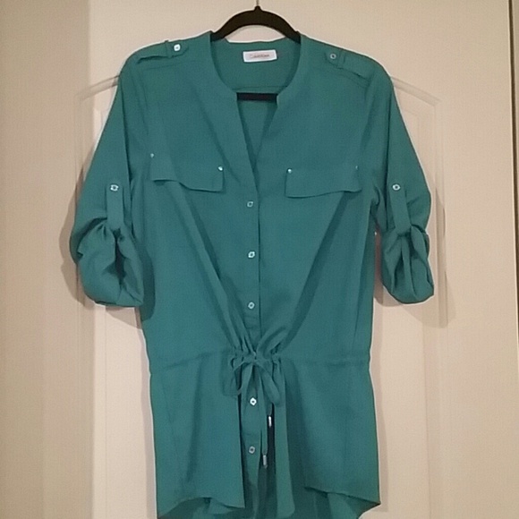 Calvin Klein Tunic/blouse sz medium. Worn once!