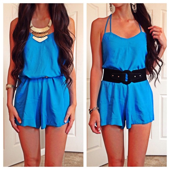 NEW Blue Romper