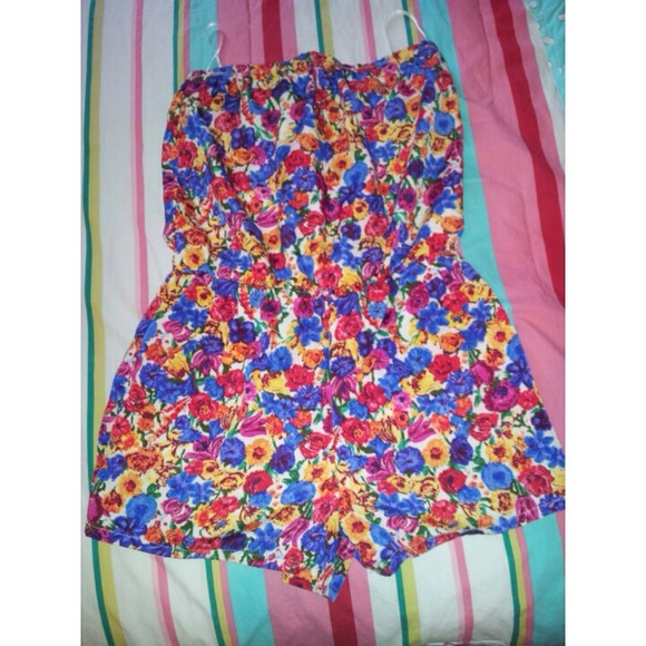 Forever 21 Floral Romper