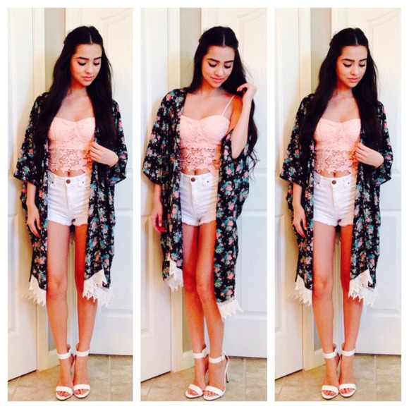 BUNDLE kimono and tank