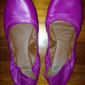 Purple lucky brand flats size 10