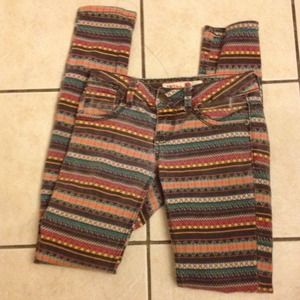 TjMax Aztec printed skinny 1st Kiss Jeans