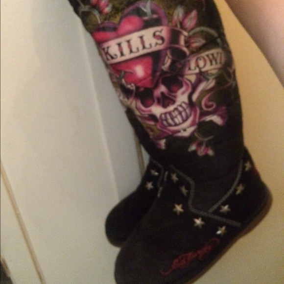 Sale Ed hardy boots