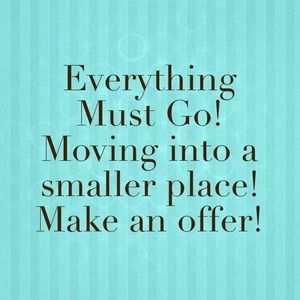 Everything must go