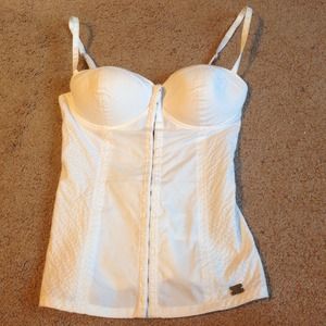 Guess white tank top.