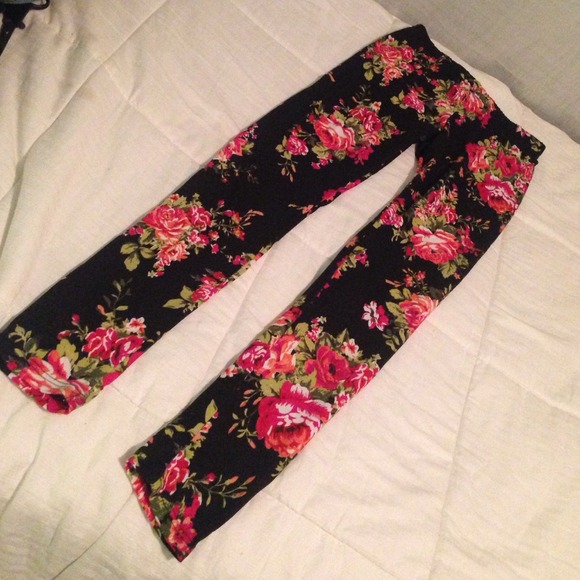 Floral print leggings