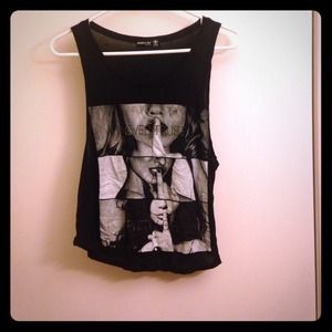 Black white and silver shirt!