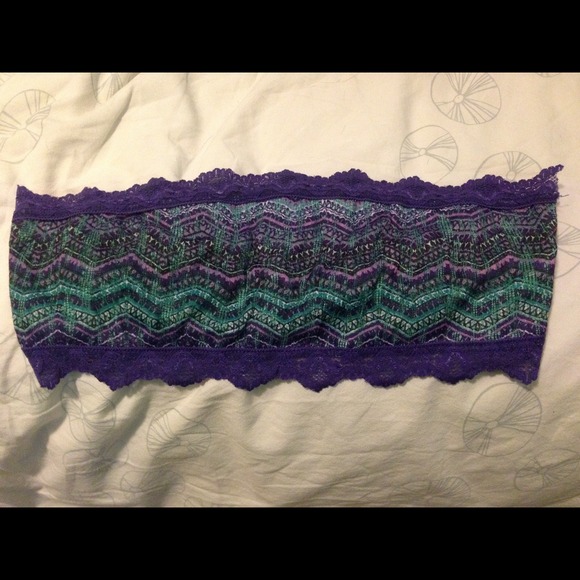 Kimchi Blue Patterned Bandeau - Picture 1 of 2