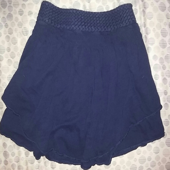 Navy Blue Skater Skirt