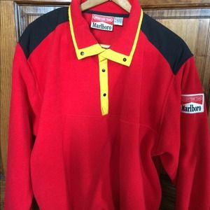 Vintage Team Marlboro Fleece Pullover