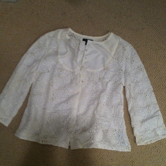 Tommy Hilfiger Floral Ventilated Blouse - Picture 2 of 4