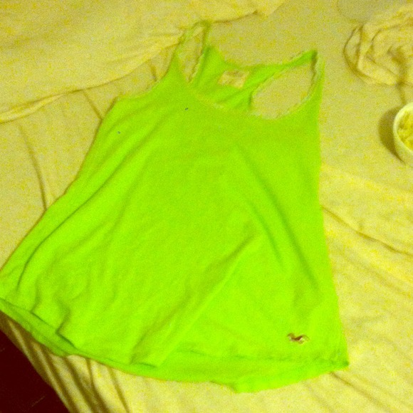 Racer back lime green tank . - Picture 1 of 4