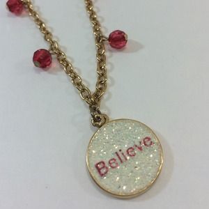 "believe"  necklace