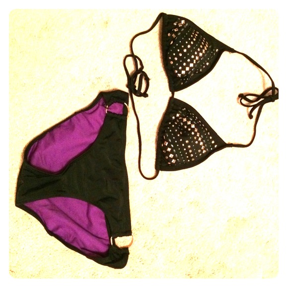 black bikini