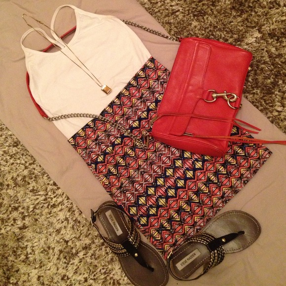 ‼️HOST PICK‼️ Colorful mini skirt NWOT - Picture 3 of 3