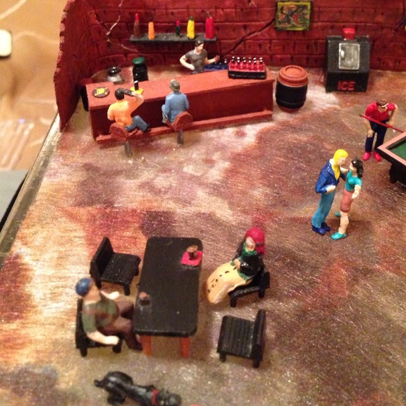 ❤Hand Made Miniature Diorama❤️By Me! Reduced🎈🎈🎈 - Picture 3 of 4