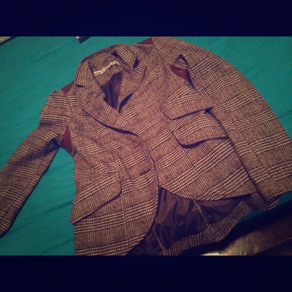 ‼️SOLD‼️ Plaid wool jacket
