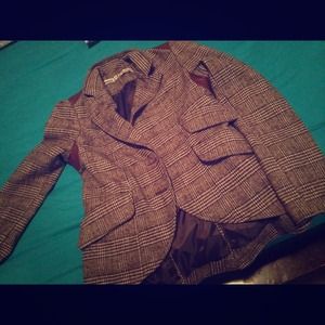 ‼️SOLD‼️ Plaid wool jacket