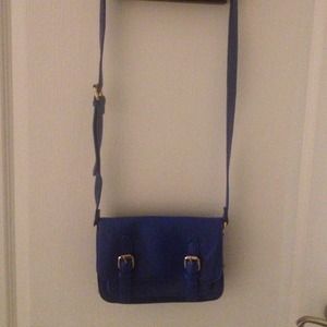 Cute blue satchel