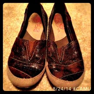 Big Buddha Brown Leather SlipOns