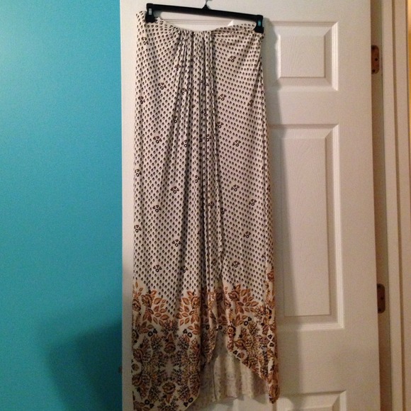 Free people sz medium boho maxi skirt
