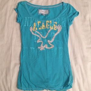 Sky Blue American Eagle T-shirt