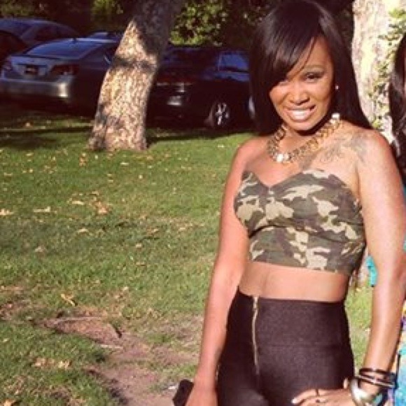 Camouflage crop top