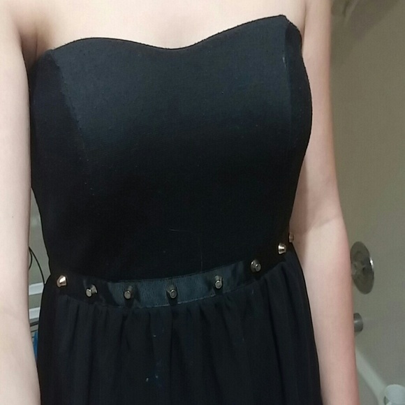 Strapless High-Low Dress - Picture 2 of 2