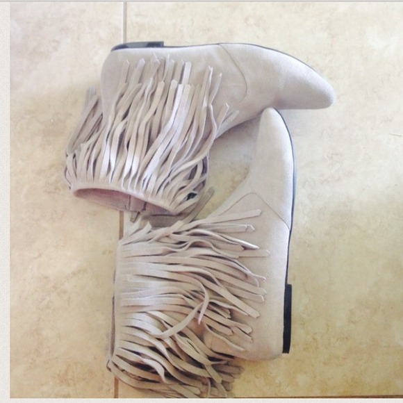 Sam edelman fringe ankle boots