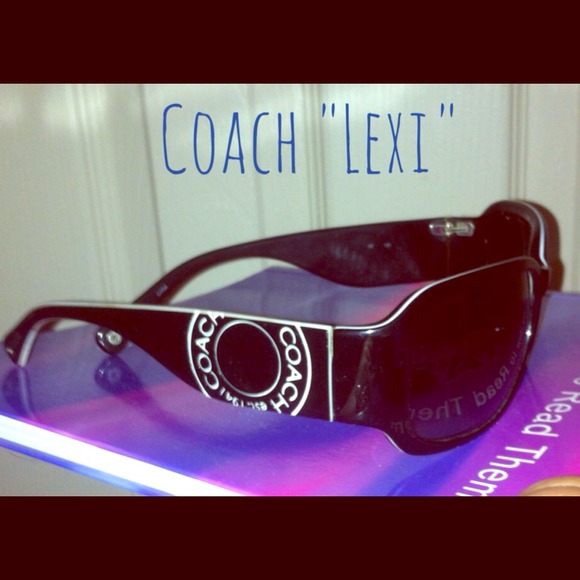 Coach Accessories - Coach "Lexi" sunglasses, super chic! Black & white