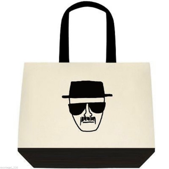 Breaking Bad Heisenberg Sketch Cotton Tote Bag