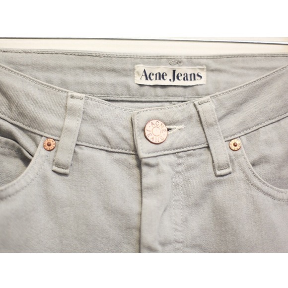 ❌ SOLD ❌ Light Grey Acne Brand Jeans - Picture 1 of 4