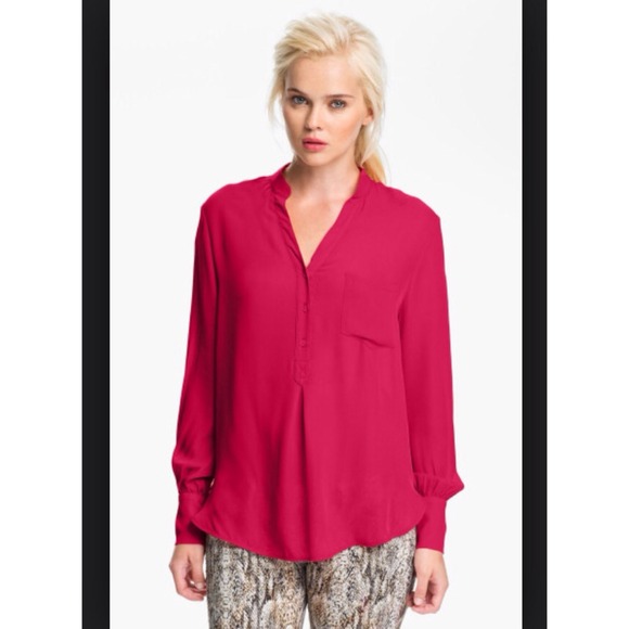 Haute Hippie Freesia Silk Blouse