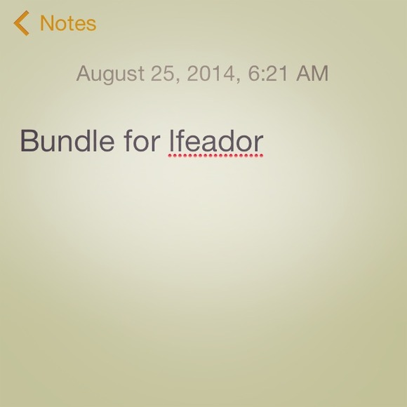 Bundle for lfeador