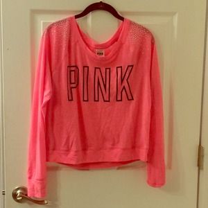 Pink long sleeved top