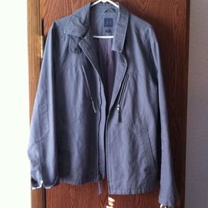 Slate grey men's Armani jacket.