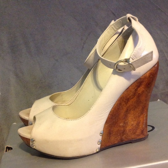 Aldo platform wedges with ankle strap