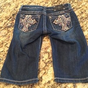Girls Miss Me Size 14 (kids) Bermuda Shorts.