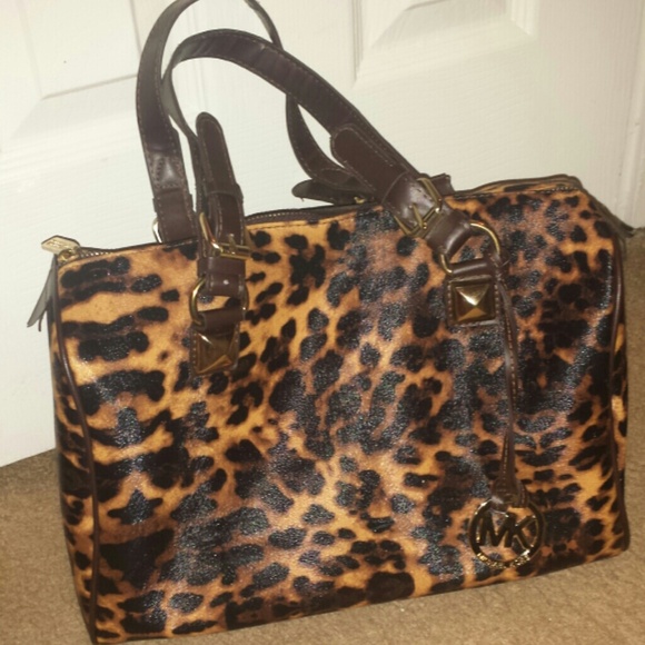 Michael Kors leopard print handbag