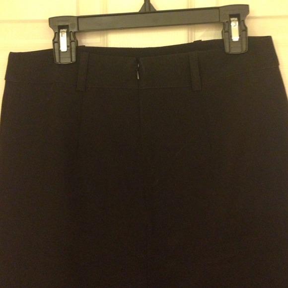 Romwe Black High Waisted Back Slit Skirt - Picture 3 of 4