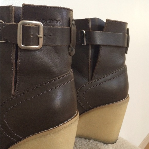 See by Chloe leather boots - Picture 3 of 4