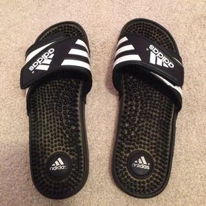 Adidas sandals. ON HOLD