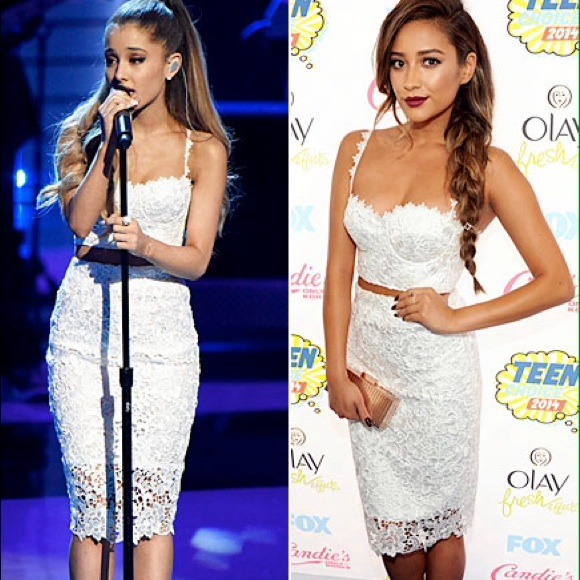 Misha Collection white lace set