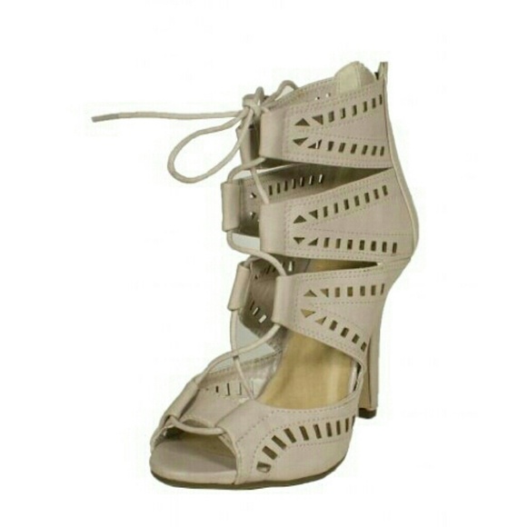 Laced Caged Heel
