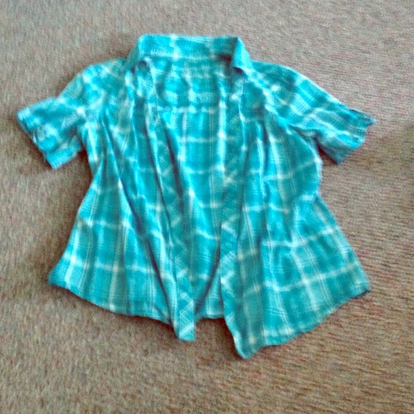 Women's short sleeve flannel