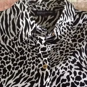 jones New York Signature camp shirt